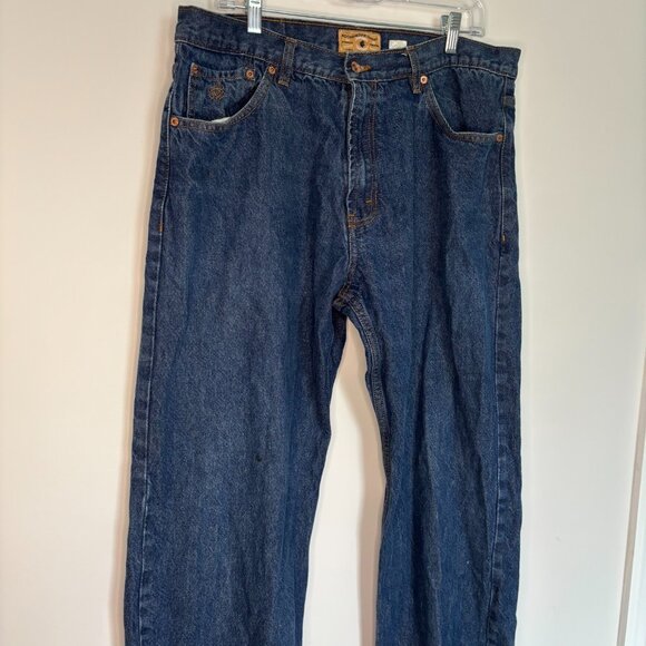 ROCAWEAR Jeans Mens 38X32 Denim 5-Pocket Straight Leg - Picture 1 of 11